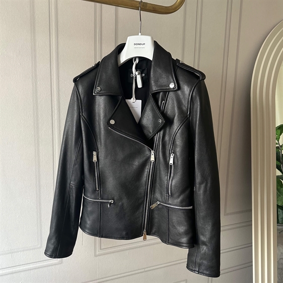 Dondup Chiodo Biker Jacket, Sort 